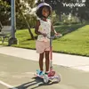 Image de Yvolution Roller Classic Glider rouge - Trottinette réglable pour enfants