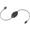 Image de Cable USB 2.0 rétractable Retrak vers USB Type C (Noir) #DEFAULT