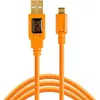 Image de Tether Tools TetherPro USB 2.0 A Male to Micro B 5-pin orange
