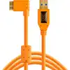 Image de Tether Tools TPro USB 3.0 Micro-B Right Angle 4.6m/15 ORG