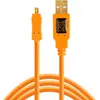 Image de Tether Tools TetherPro USB 2.0 A vers Mini-B 8 broches 15 ORG
