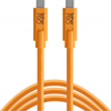 Image de Tether Tools USB-C vers USB-C 4,60m orange