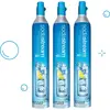 Image de Lot de 3 cylindres de recharge de gaz co2 60l pour machine à gazéifier - Sodastream - 3 X CYLINDRE GAZ - soda club