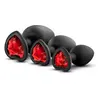 Image de Blush - Kit d’Entraînement Luxe Bling Plugs Noir avec Pierres Rouges