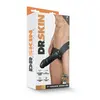 Image de Dr. Skin - Gode-ceinture creux 19 cm - Noir