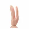 Image de Dr. Skin - Double godemiché 8,5" - Vanille