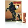 Image de New York Puzzle Company - Puzzle « Bucking Bronco » Mini, 100 pièces, jeu éducatif