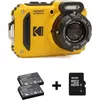 Image de KODAK Pixpro WPZ2 jaune + 2ème Batterie + Carte SD