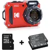 Image de KODAK Pixpro WPZ2 rouge + 2ème Batterie + Carte SD
