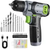 Image de WORKPRO Perceuse Visseuse Sans Fil 8V, Kit 53 Pièces, Mandrin 10mm en occasion ou reconditionné