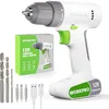 Image de WORKPRO Perceuse Visseuse Sans Fil 8V, Mandrin 10mm, Kit 21 Pièces en occasion ou reconditionné