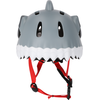 Image de CRAZY SAFETY Casque de vélo Shark avec design d'animal mignon 0107 Grey S (49-55cm)