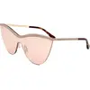 Image de Lunettes de soleil pour femme Jimmy Choo KRISTEN/S dorées havane 99/1/145