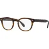 Image de Oliver Peoples Unisex Oliver Peoples OV5036 SHELDRAKE 1677 Montures optiques Acétate Marron Transparent Pantos Normale