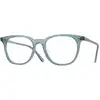 Image de Oliver Peoples Unisex Oliver Peoples OV5538U JOSIANNE 1617 Montures optiques Acétate Bleu Transparent Pillow Normale