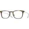 Image de Oliver Peoples Unisex Oliver Peoples OV5543 LOFTIN 1735 Montures optiques Acétate Vert Transparent Pillow Normale