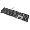 Image de Matias FK318B-FR Wired Aluminum Keyboard for MAC Space Gray