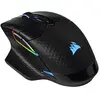 Image de Corsair DARK CORE RGB PRO SE Souris gaming sans fil FPS/MOBA (Technologie SLIPSTREAM WIRELESS, Rétroéclairée RGB LED, 18 000 DPI Certifiée Charge sans fil Qi) Noir en occasion ou reconditionné