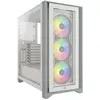 Image de Boitier Moyen Tour ATX Corsair iCue 4000X RGB avec panneaux vitrés (Blanc) #2POURCENT