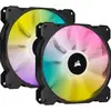 Image de Corsair SP140 RGB ELITE Boitier PC Ventilateur 14 cm Noir 2 pièce(s) - Neuf