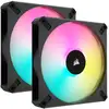 Image de Corsair CO-9050156-WW système de refroidissement d'ordinateur Boitier PC Ventilateur 14 cm Noir 2 pièce(s) - Neuf