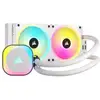 Image de Corsair H100I Processeur Refroidisseur hybride 12 cm Blanc - Neuf