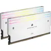 Image de Kit Barrettes mémoire 32Go (2x16Go) DIMM DDR5 Corsair Dominator Titanium RGB 6400MHz (Blanc) #2POURCENT