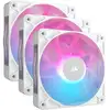 Image de Corsair iCUE LINK RX120 RGB Boitier PC Ventilateur 12 cm Blanc 3 pièce(s) - Neuf