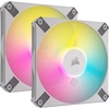 Image de Corsair AF120 RGB Slim Boitier PC Ventilateur 12 cm Blanc 2 pièce(s) - Neuf