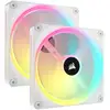 Image de Corsair iCUE LINK QX140 RGB Boitier PC Ventilateur 14 cm Blanc 2 pièce(s) - Neuf