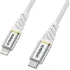 Image de OtterBox Premium Cable USB C-Lightning 1M USB-PD, Cloud Sky White - Neuf