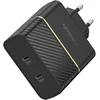 Image de Chargeur mural Otterbox OTT0499A 50 W avec 1 port USB-C 30 W et 1 port USB-C 20 W, noir