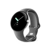 Image de Google Pixel Watch   Montre connectée Android avec suivi et analyse des activités   Boîtier en acier inoxydable Argent Poli avec bracelet sport couleur Charbon, WiFi/BT en occasion ou reconditionné