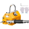 Image de VEVOR Aimant de levage 600kg Aimant de levage jaune Aimant de levage de grue N42