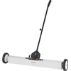 Image de VEVOR Balai magnétique Balayeuse magnétique 77-113 cm, Magnetic Sweeper Magnétique Balayette magnétique Levier magnétique Force magnétique 24,9 kg Collecteur de copeaux magnétique Balayeuse de sol