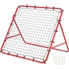 Image de VEVOR Football Filet de rebond Portatif Paroi de rebond Football 48 x 48 mm, Rebounder Football Tube de fer & Filet PE Enfants & Adolescents Réglable But de football Rebounder Kicker pour l'entraînement de football