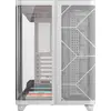 Image de Corsair CC-9011321-WW CORSAIR Geh Midi AIR 5400 LX-R LINK Tempered Glass White