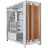 Image de Corsair FRAME 5000D WOOD RS, tour de taille moyenne, pour PC, en noyer, blanc, compatible ATX, E-ATX, micro ATX, Mini-ITX, en plastique, acier, verre trempé, pour gaming