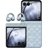 Image de Motorola Razr 60 5G 256Go/8Go Dual SIM Glace Fondante + Écouteurs Bluetooth Moto Buds Loop Swarovski