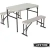 Image de Lifetime - Ensemble Camping Avec Table Pique-nique Et Bancs Pliants