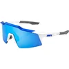 Image de Lunettes de soleil 100percent Speedcraft Sl Blanc Hiper Blue Multilayer Mirror/CAT3 Blanc Hiper Blue Multilayer Mirror/CAT3