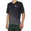 Image de jersey vélo 100% Celium à manches courtes Couleur : noir/gris, Taille : XL