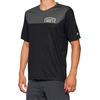 Image de 100% Airmatic Maillot de vélo à manches courtes Couleur : noir/gris, Taille : M