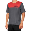 Image de 100% Airmatic Maillot de vélo à manches courtes, gris/rouge, XL
