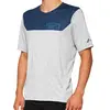 Image de 100% Airmatic Maillot vélo manches courtes couleur : gris/bleu, taille : XL