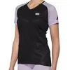 Image de 100% Airmatic Womens Short Sleeve Jersey, Farbe:black/lavender, Größe:L