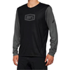 Image de 100% Airmatic Langarm Fahrrad Jersey, schwarz/grau, S