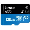 Image de Lexar 128GB Micro SD C10 U3 LSDMI128BB633A Carte mémoire haute vitesse