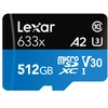 Image de Lexar 633x 512 Go MicroSDXC UHS-I Classe 10 - Neuf
