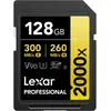 Image de LEXAR Carte SD Pro 128 Go 2000Xo 300 Mo/s